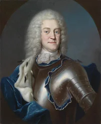 Portret van Christian Ludwig II, 1683-1756 Hertog van Mecklenburg, 1731-1732