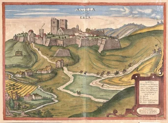 Eger, Hongarije (gravure)
