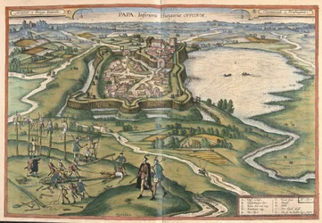 Papa, Hongarije (gravure)