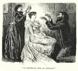 Illustratie voor Trilby door George du Maurier (gravure)