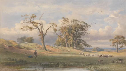 Oude Britse kamp in Bulstrode Park