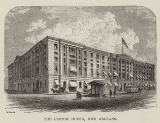Het douanekantoor, New Orleans