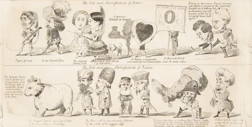 De Grote Tentoonstelling die eraan zit te komen, waarschijnlijke resultaten van de nijverheid van alle naties in d..., 1850.