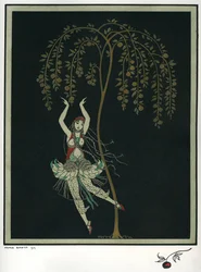 Tamara Karsavina in het ballet De Vuurvogel van I. Stravinsky