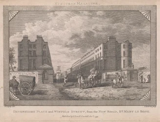 Devonshire Place en Wimpole Street ...