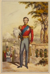 Zijne Koninklijke Hoogheid prins Albert (blauwe kniebroek)