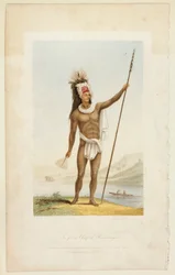 Te Po, een hoofdman van Rarotonga