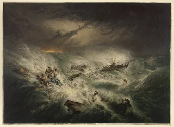 Het wrak van de Reliance (12 november)