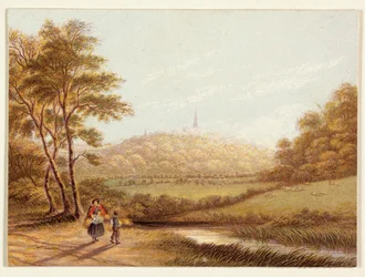 Uitzicht vanaf Harrow-on-the-Hill