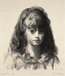 Kopstudie van Anne