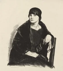 Portret van mevrouw R.