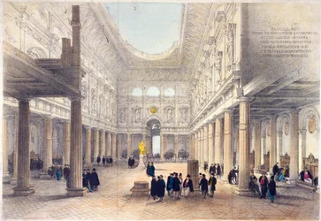 Royal Exchange 3e interieur, Londen.