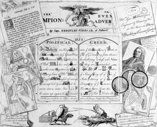 De kampioen, of Evening Advertiser door Capt. Hercules Vinegar van Pall Mall, 1744