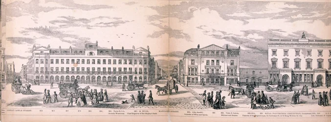 Panorama van Londen, 1849