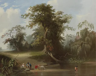 Landschap; landelijke scène