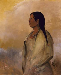 Een Choctaw-vrouw, 1834