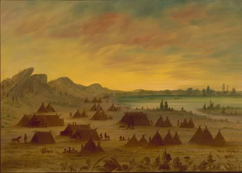 Een Apachee Dorp, 1855-1869