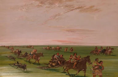 Band van Sioux Verhuiskamp