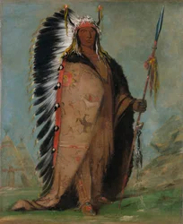 Ee-áh-sá-pa, Zwarte Rots, een Twee Kettle Chief, 1832