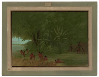 Kampement van de Mauhees