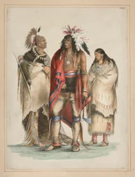 Noord-Amerikaanse Indianen, plaat 1 uit het North American Indian Portfolio