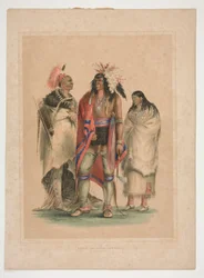 Noord-Amerikaanse Indianen, pl. 1 uit de North American Indian Portfolio