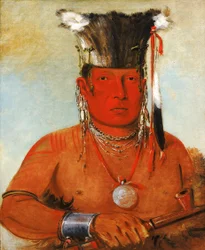 Sháw-da-mon-née, Daar Gaat Hij, een Dappere, 1832