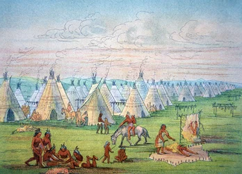 Sioux Kamp Scène