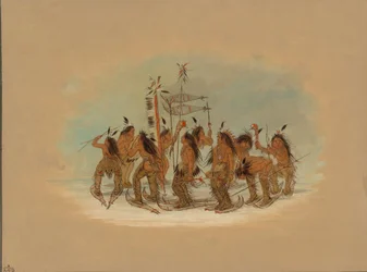 Sneeuwschoendans - Ojibbeway, 1861-1869