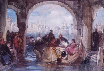 Uitzicht op Venetië, 1852