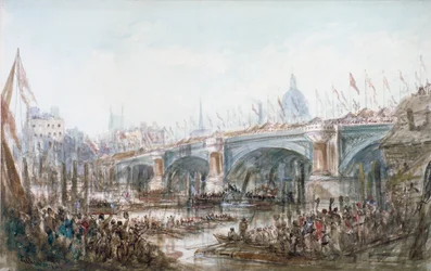 Opening van Blackfriars Bridge, Londen, 1869