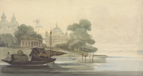 Een rivier op Ceylon