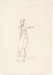 Admiraal Sir Edward Pellew, eerste kwart 19e eeuw (grafiet)