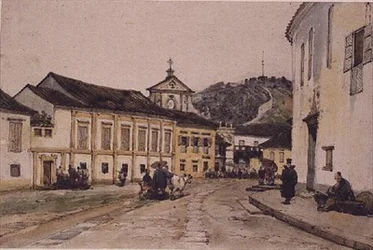 Straat in Macao, China