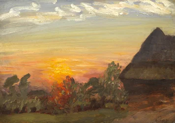 Duton Hill Zonsondergang, 1938