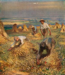 Het binden van de schoven, 1902, 1923