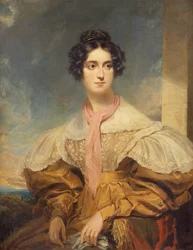 Portret van Lady Georgiana Clinton