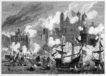 Aanval op de Toren van Sint-Thomas door de Hertog van Suffolk, 1554