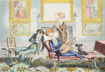 Kolibries of Een Dandy Trio, pub. 1835