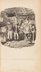 Oliver Twist of de vooruitgang van de parochiejongen door Charles Dickens. Eerste editie