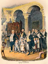 Openbare diners, ca. 1900