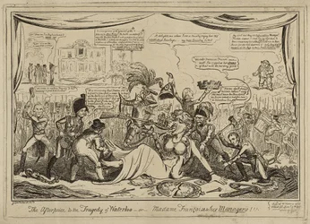 Het naspel (sic) van de tragedie van Waterloo of Madame Francois en haar managers!!!, gepubliceerd 9 november