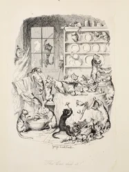 De kat deed het, uit The Greatest Plague of Life, pub. 1847