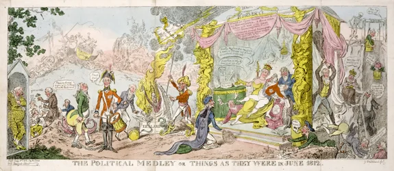 "Het Politieke Mengelmoes" of "Dingen zoals ze waren in juni 1812", uitgegeven 1812