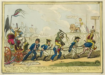 De triomf van de Dey van Algiers over de zeemacht van Engeland!!!