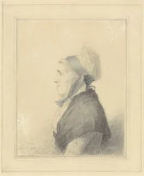 Portret van een oudere dame, 1796