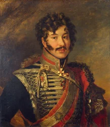 Portret van generaal Sergey Nikolayevich Lanskoy 1774-1814, voor 1825