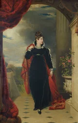 Portret van prinses Charlotte van Wales 1796-1817, ca. 1816