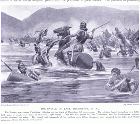 De Slag bij het Meer van Trasimeno, 217 v.Chr.