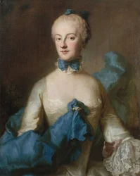 Hertogin Maria Anna Josepha van Beieren 1734-1776, markgravin van Baden-Baden, ca. 1750